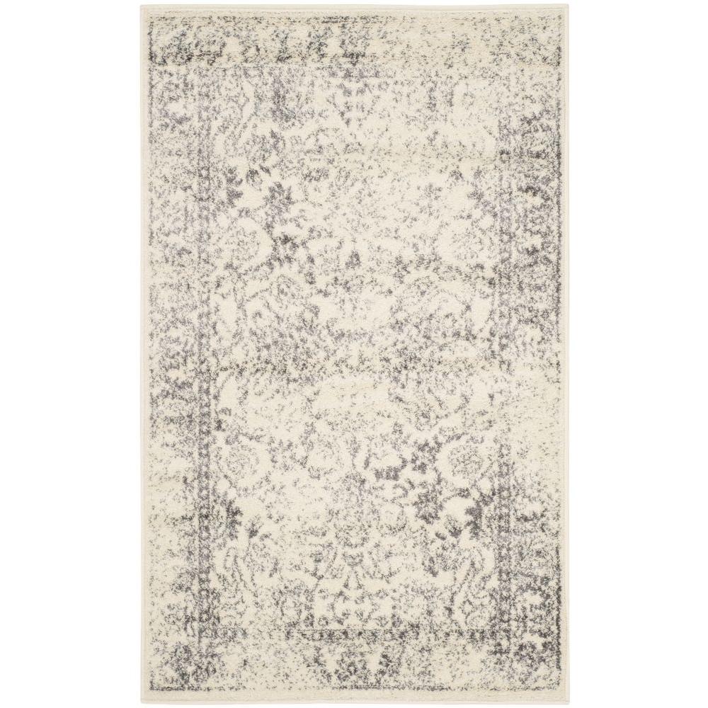 Safavieh Adirondack Ivory Silver 3 Ft X 5 Area Rug