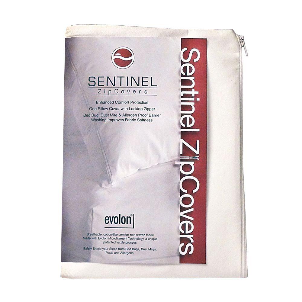 Sentinel Queen - Evolon Zippered Allergy Pillow Protector ...