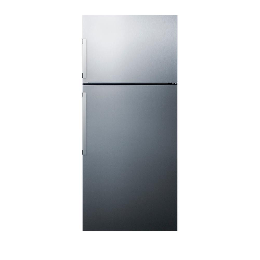 Summit Appliance 27 in. 12.6 cu. ft. Top Freezer Refrigerator in