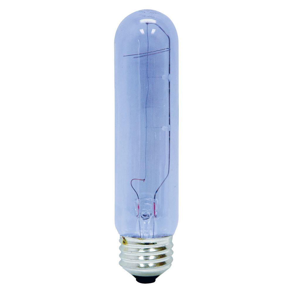 Appliance Light Bulbs The Home Depot 40 Watt Incandescent T10 Tubular Clear Light Bulb