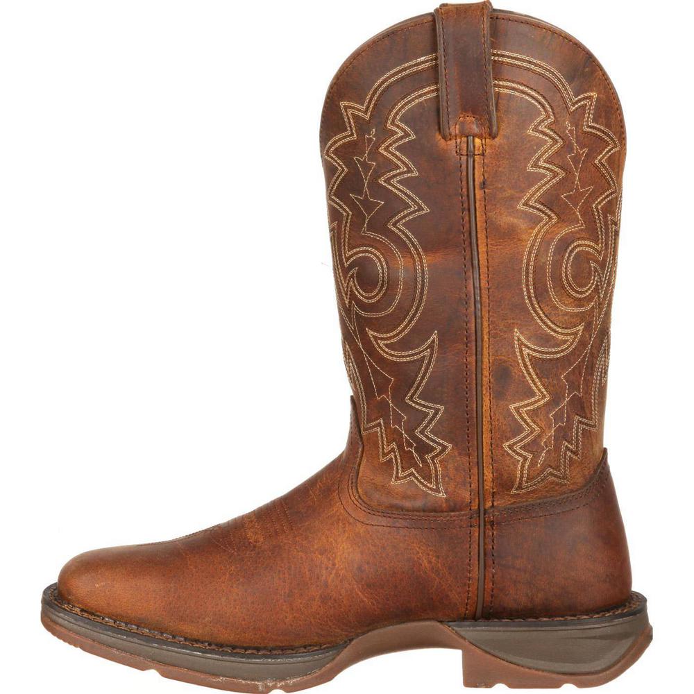 Western Boot - Steel Toe - Brown Size 