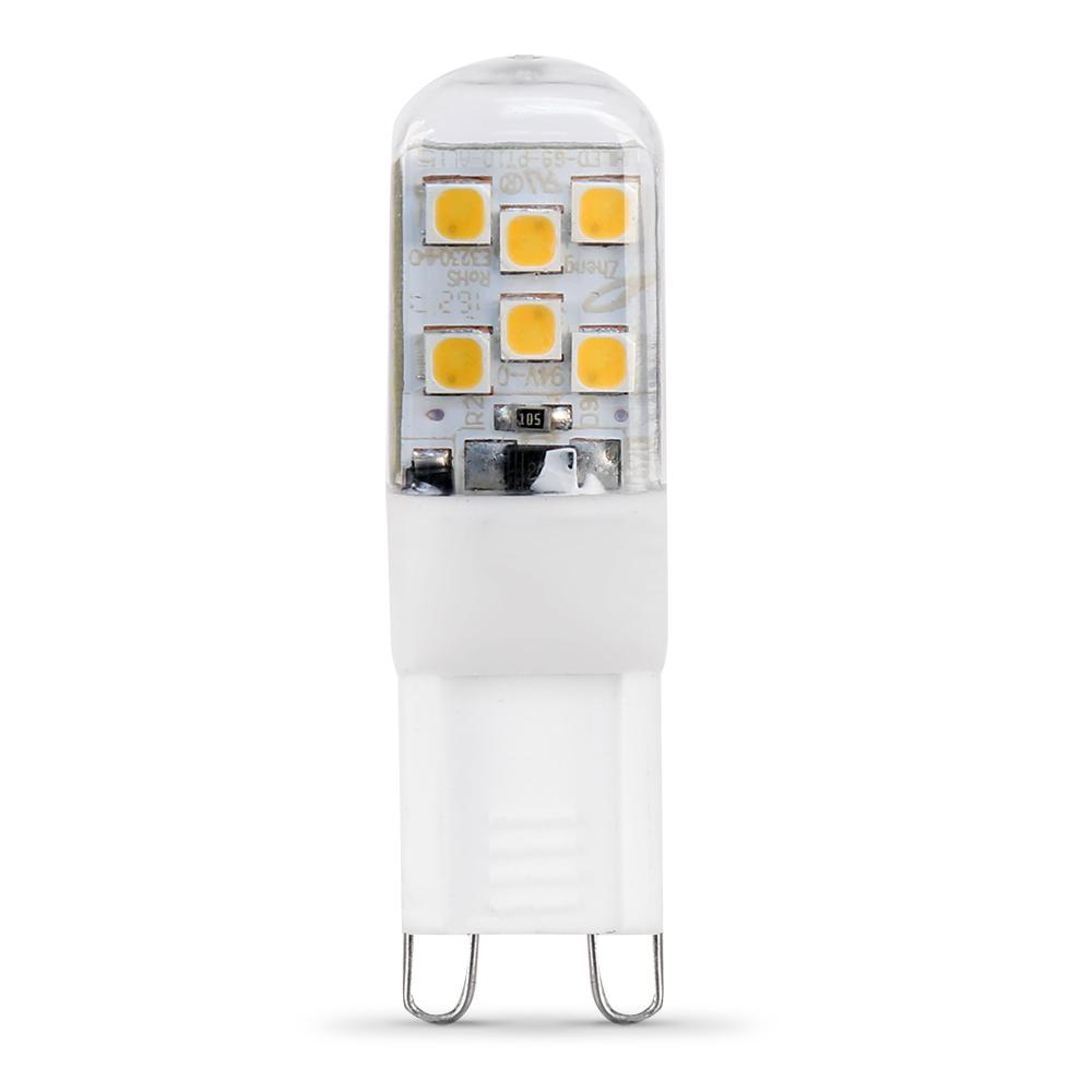 Feit Electric 25w Equivalent G9 3000k Led High Lumen Light Bulb Feit Electric 25w Equivalent G9 3000k Led High Lumen Light Bulb Warm White