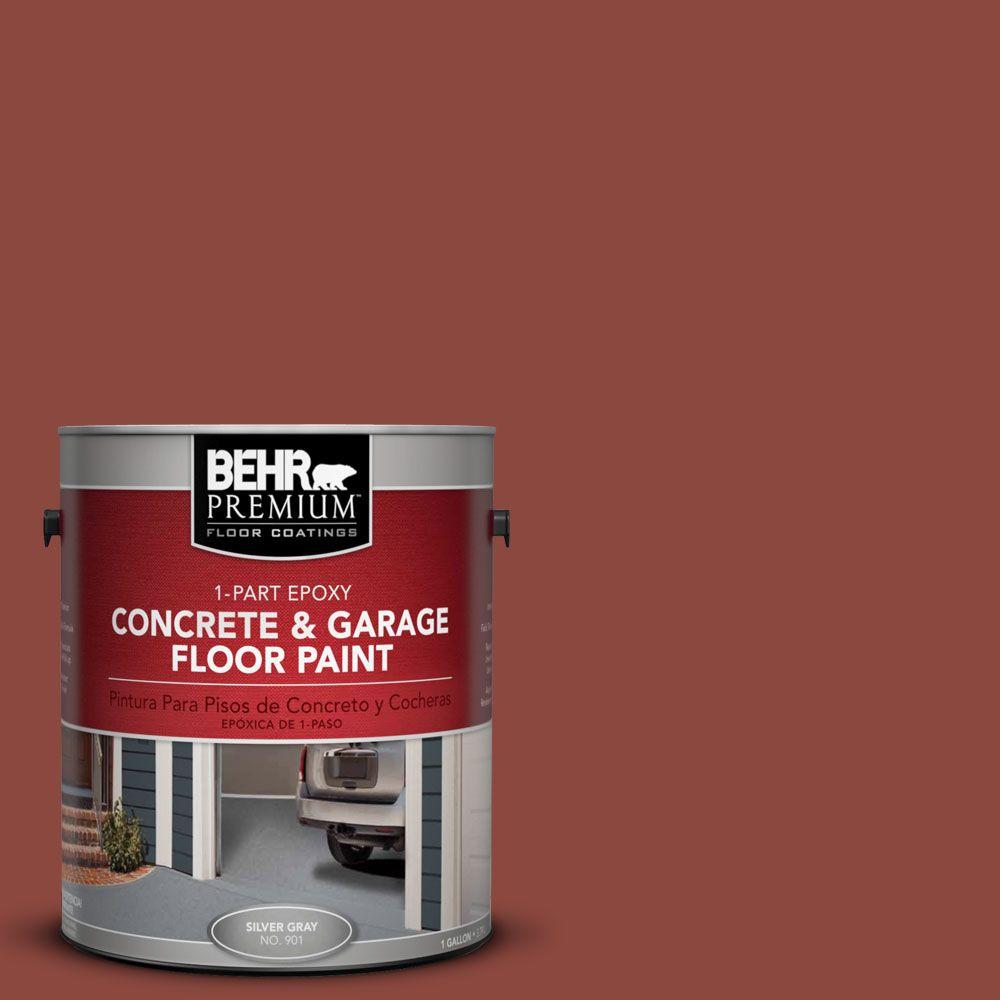 BEHR Premium 1-Gal. #PFC-10 Deep Terra Cotta 1-Part Epoxy Concrete ...