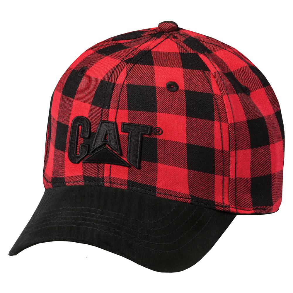 red plaid cap