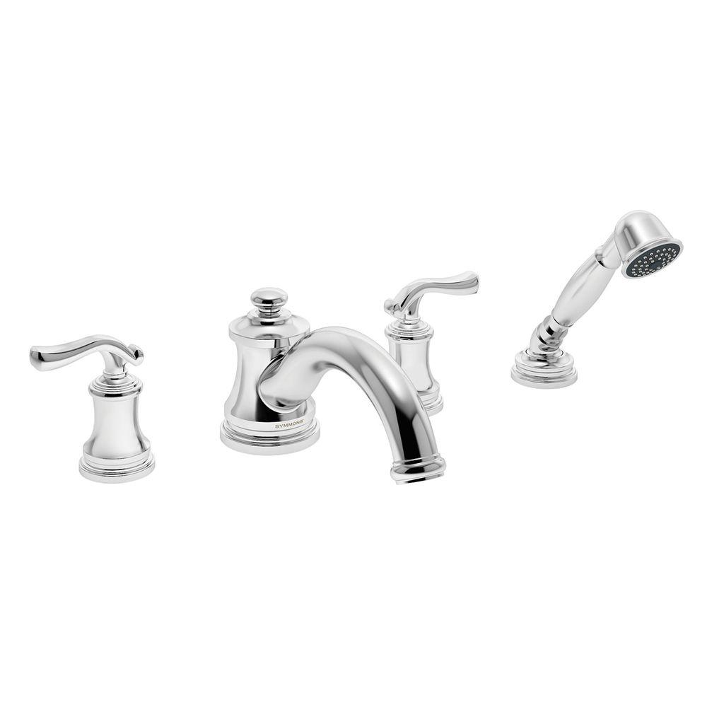 Symmons Winslet 2 Handle Deck Mount Roman Tub Faucet With