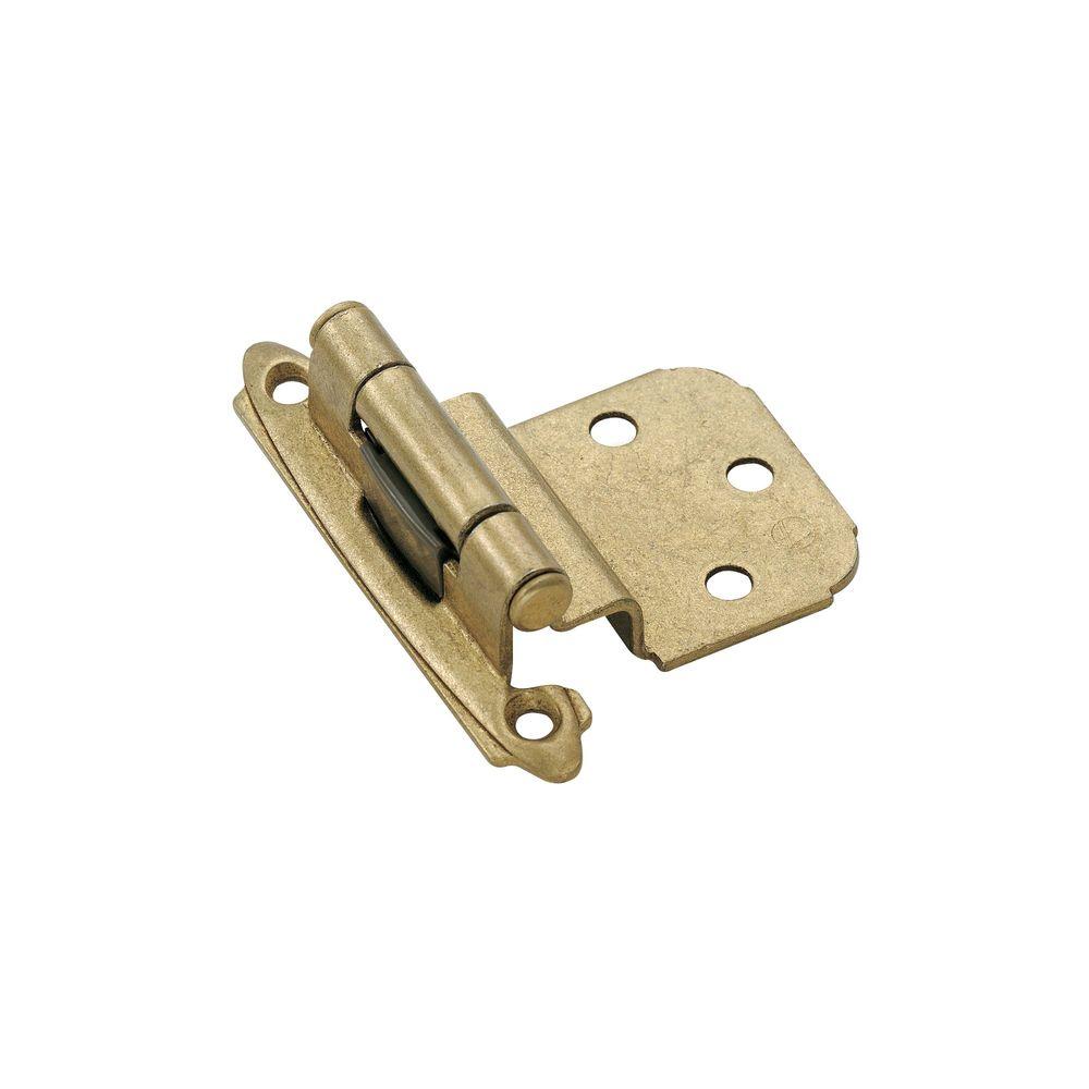 amerock - brass - cabinet hinge - the home depot