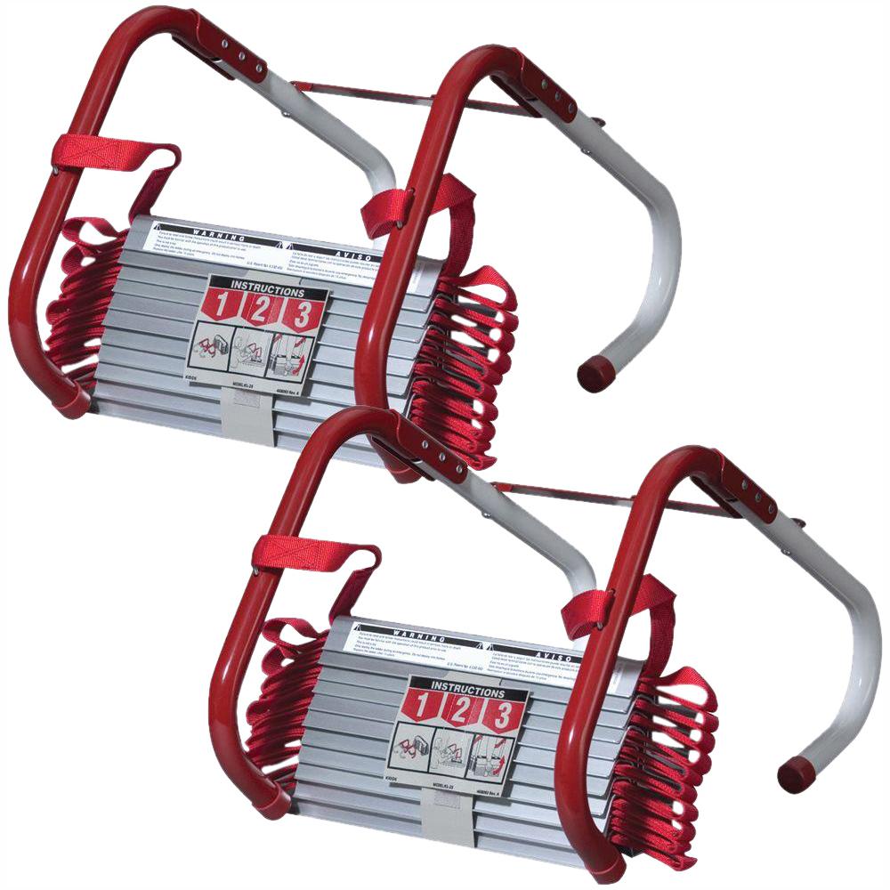 Werner 2Story BuiltIn Fire Escape LadderESC220 The Home Depot