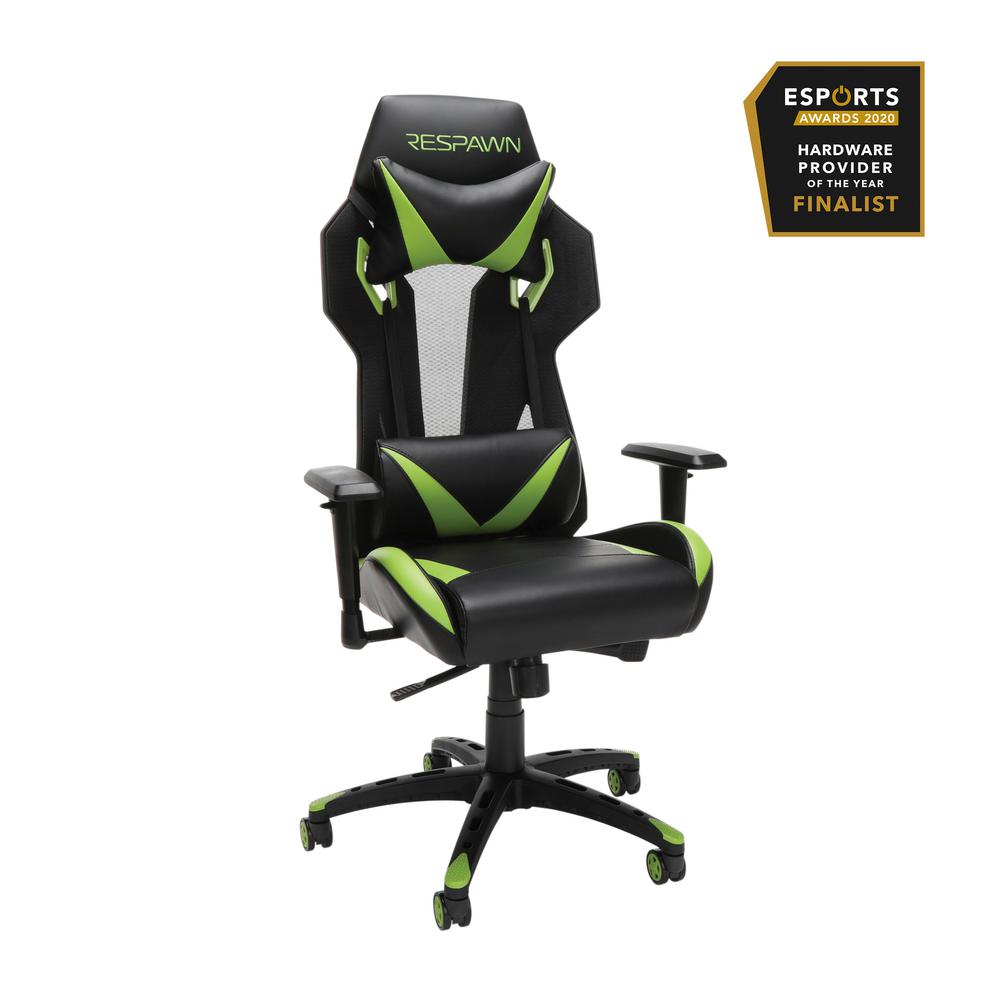 RESPAWN 205 Racing Style Gaming Chair, in Green (RSP205GRN)RSP205