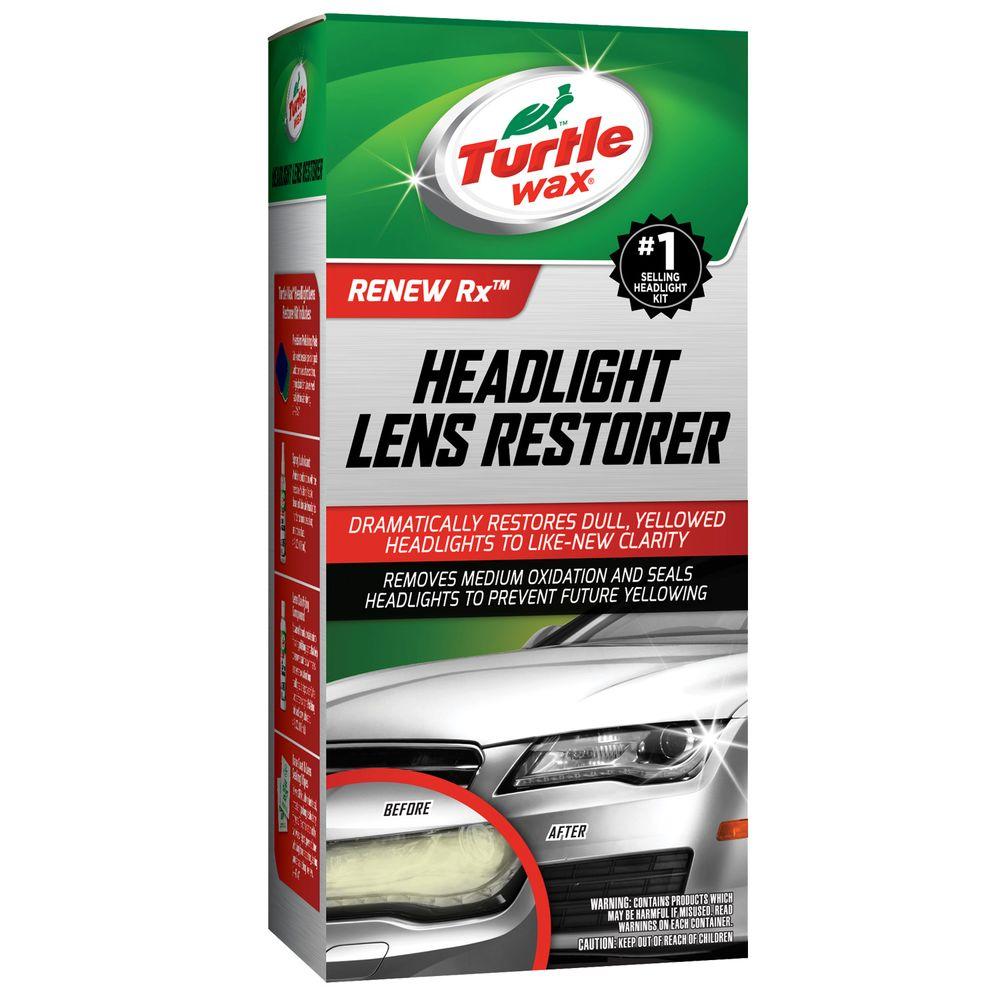 Turtle Wax 12 Oz Headlight Restorer Kit T240kt The Home Depot