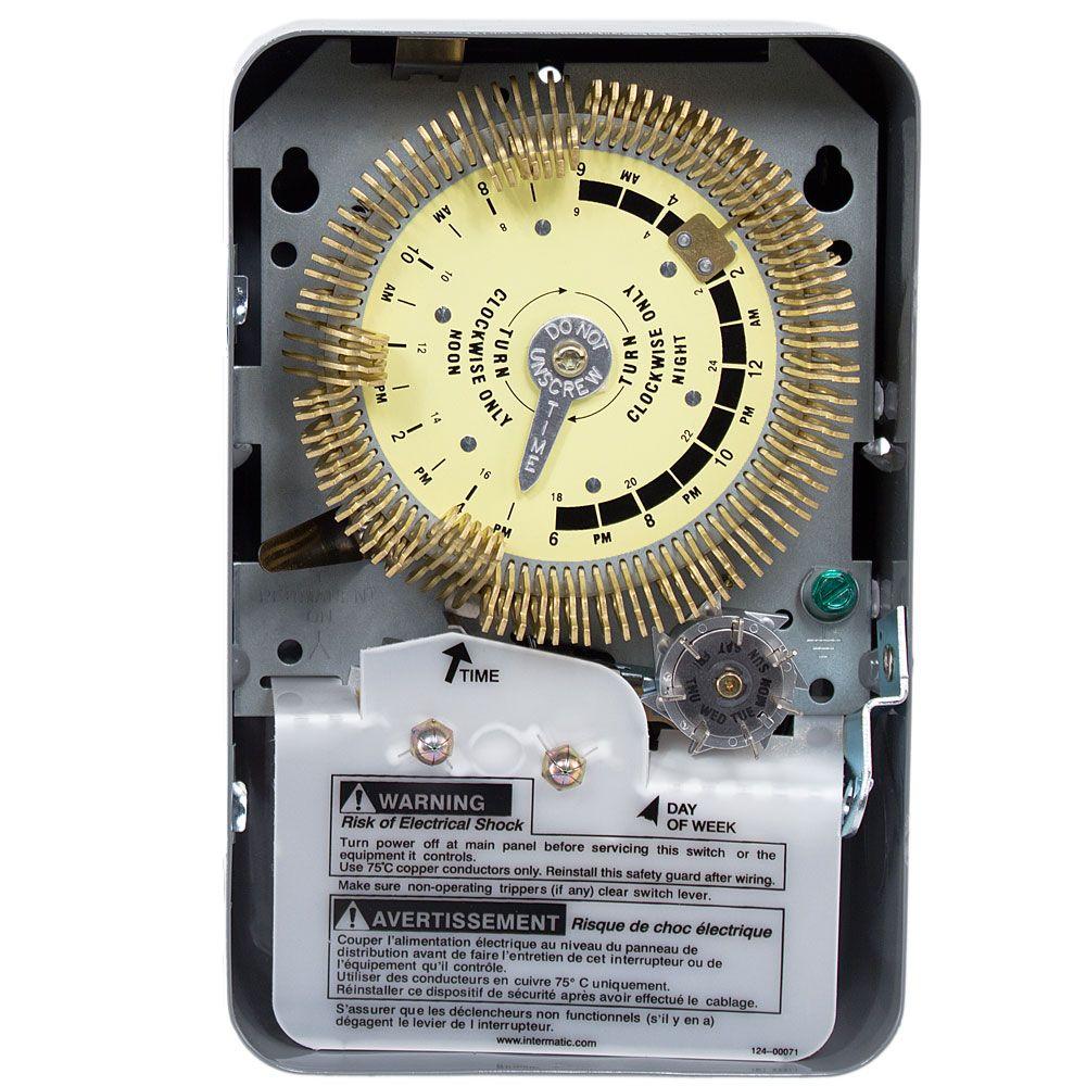 Intermatic T1970 Series 20 Amp 24Hour Heavy Duty Mechanical Time