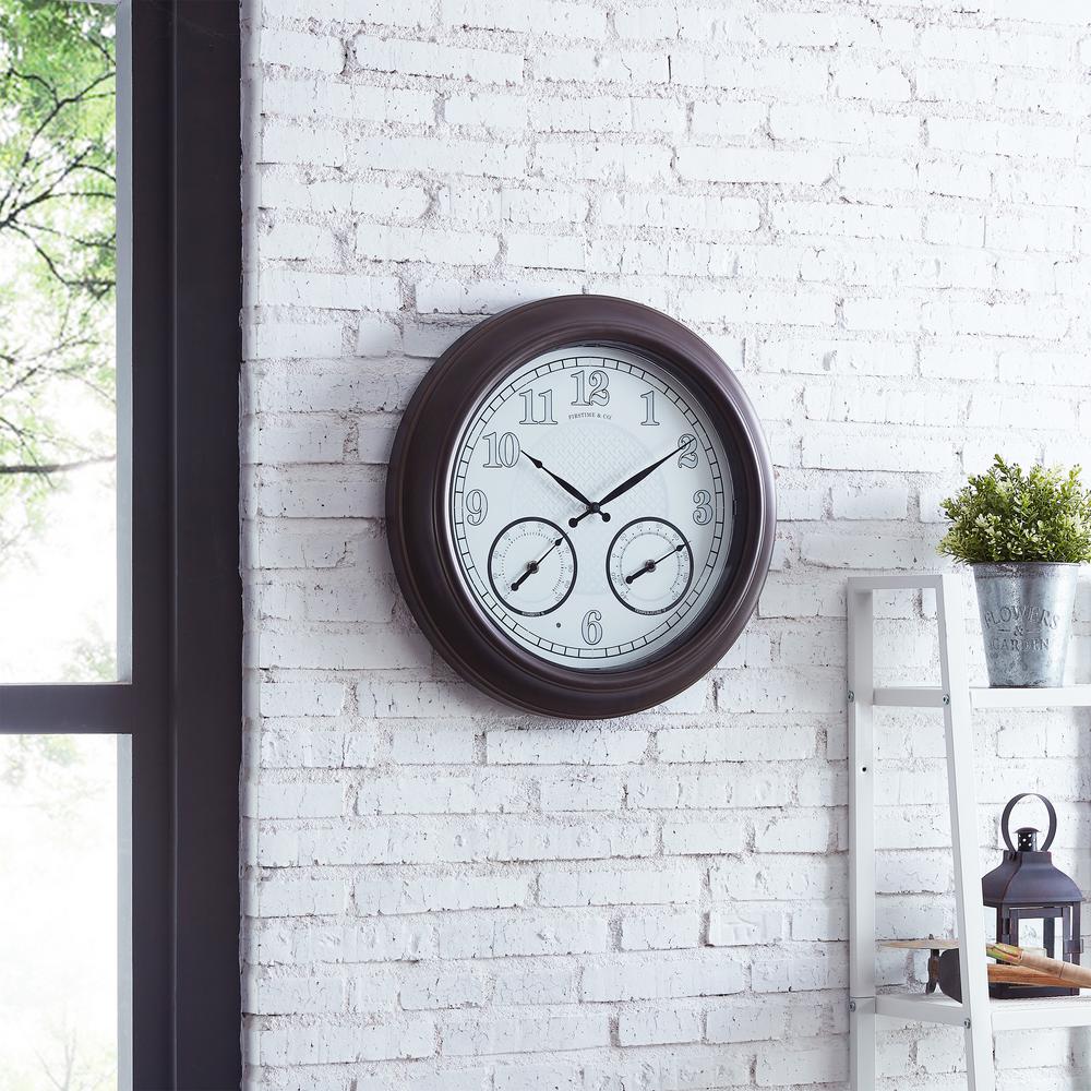 FirsTime & Co. Luminous LED Outdoor Clock, Oil Rubbed Bronze was $85.29 now $33.25 (61.0% off)