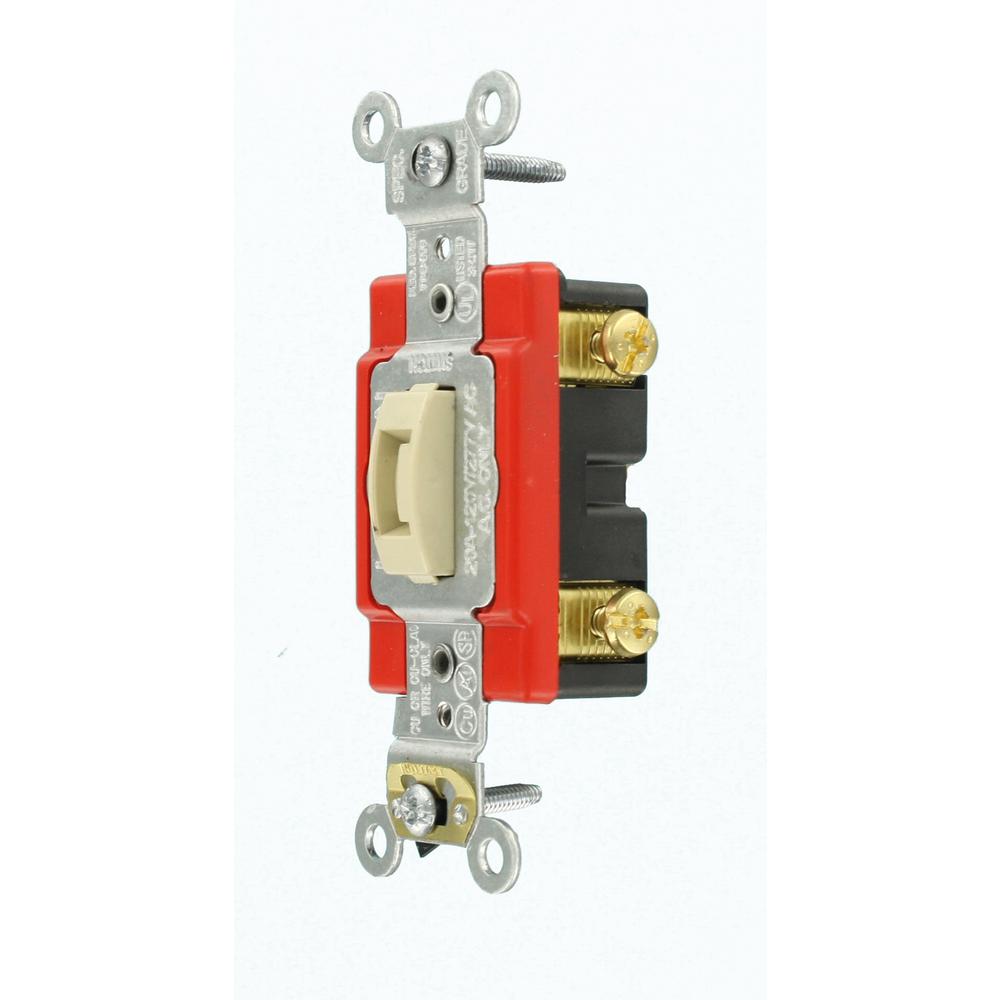 Single Pole Locking Toggle Switch 20Amp Industrial Grade Heavy Duty