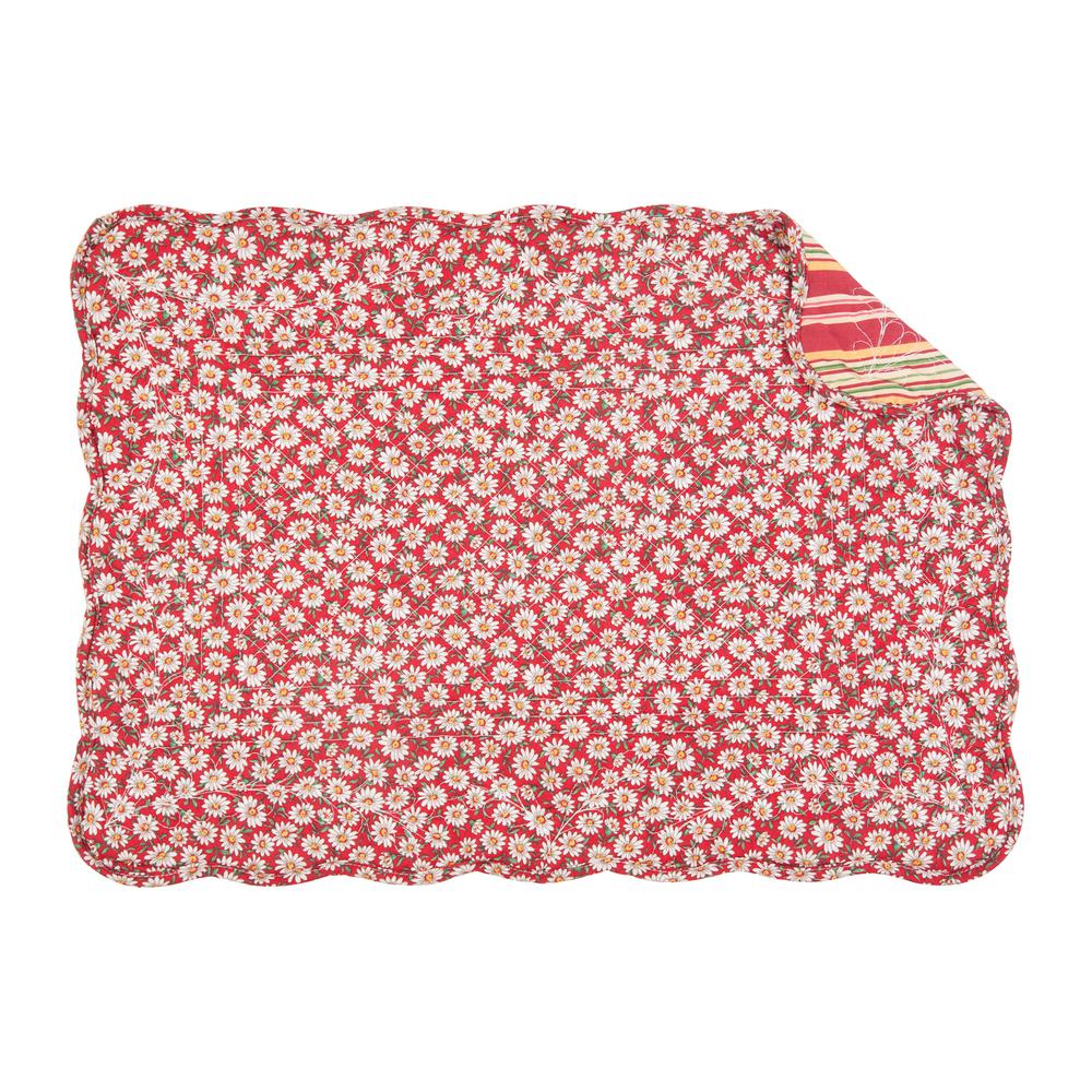 Design Imports Red Round Woven Placemat (Set of 6)CAMZ76069 The Home