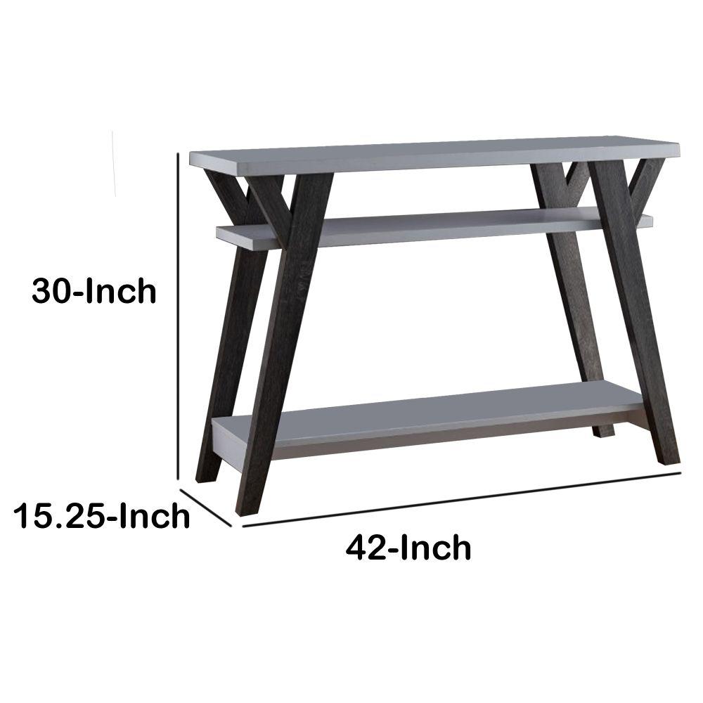 25 inch console table