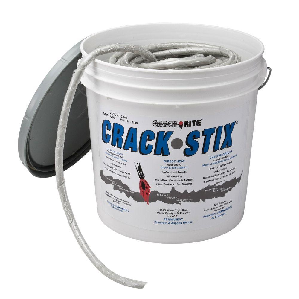 CrackStix 16 lb. 125 ft. Medium Gray Permanent Concrete