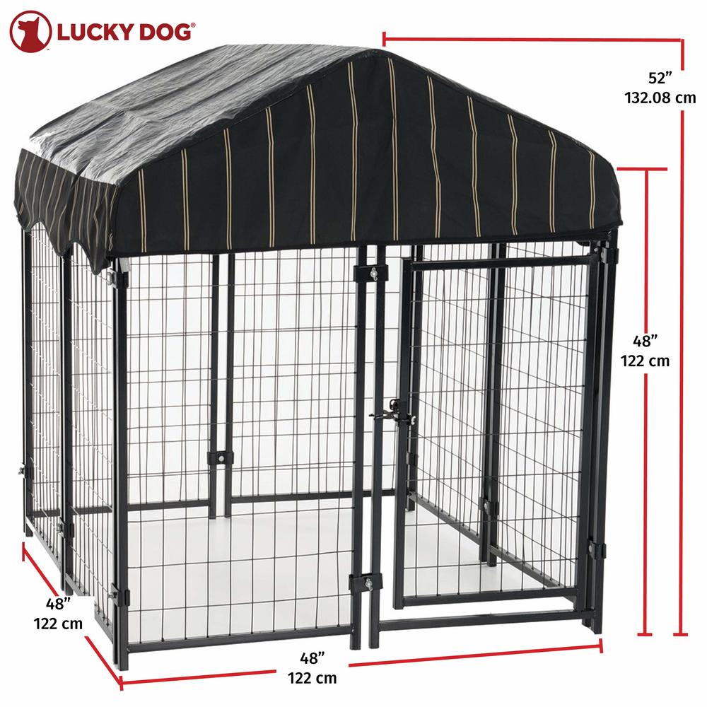 lucky dog kennel home depot