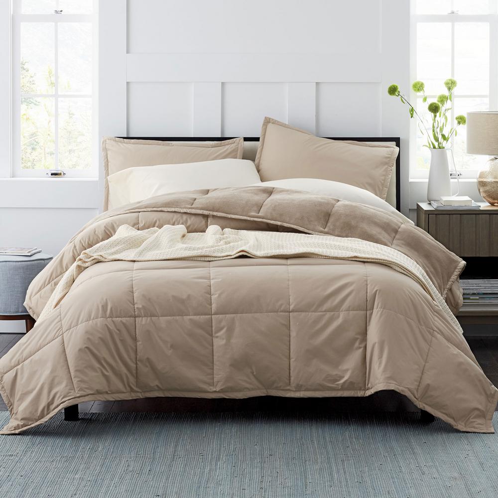 The Company Store Montana Down Alternative 3 Piece Cashmere Solid