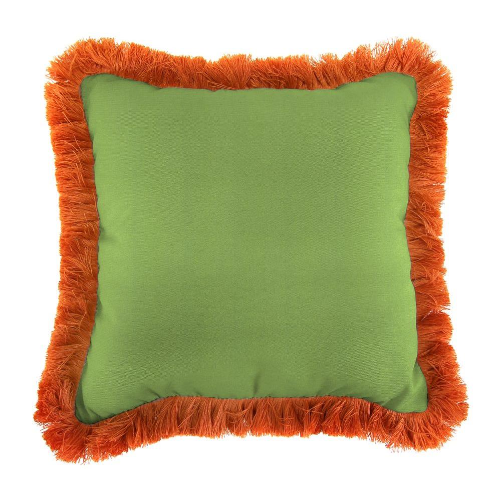 Jordan Manufacturing Sunbrella Canvas Gingko Square Outdoor Throw