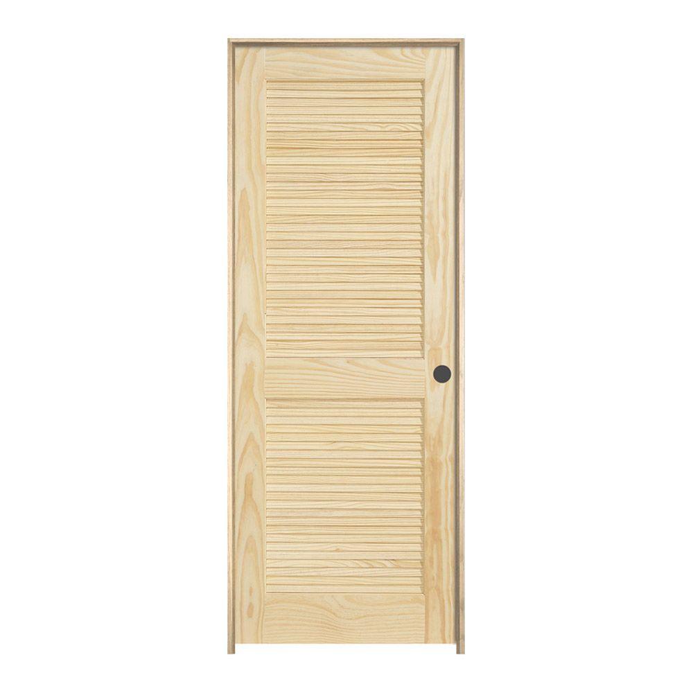 home depot louvered doors interior jeld wen 32 in x 80 in pine unfinished left 2 panel home depot louvered doors interior jeld wen 32 in x 80 in pine unfinished left 2 panel