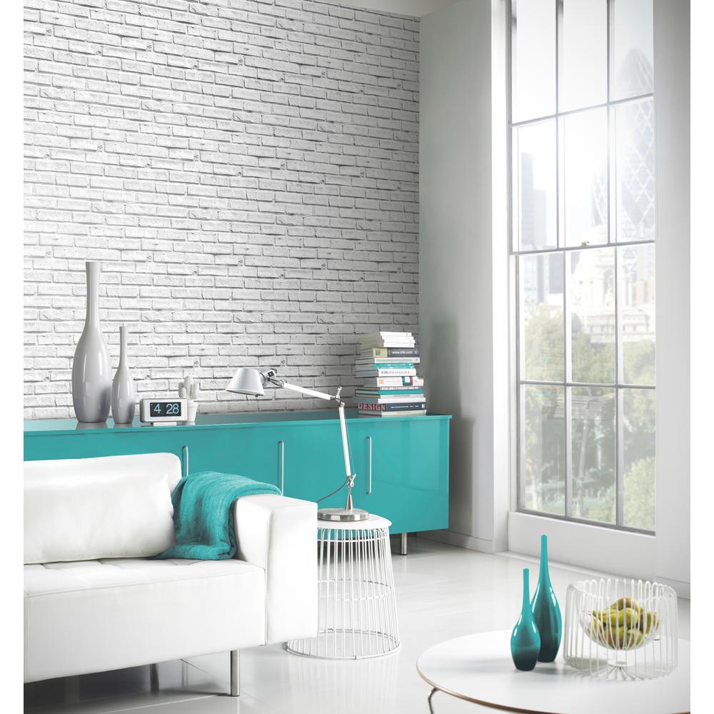 White Brick Wallpaper by Arthouse 623004