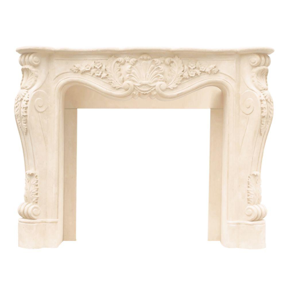 Historic Mantels Designer Series Louis Xiii 47 In X 53 In Cast