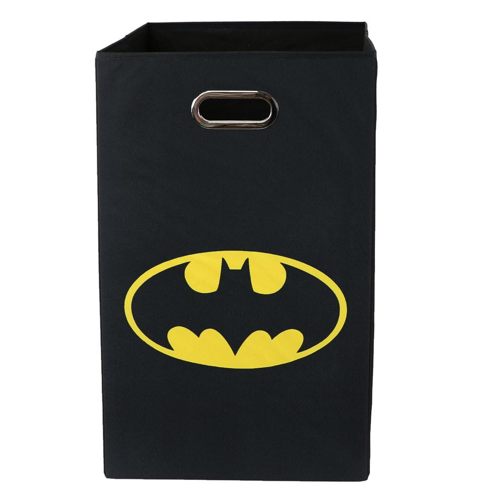 Modern Littles Batman Logo Black Folding Laundry Basket by Modern Littles