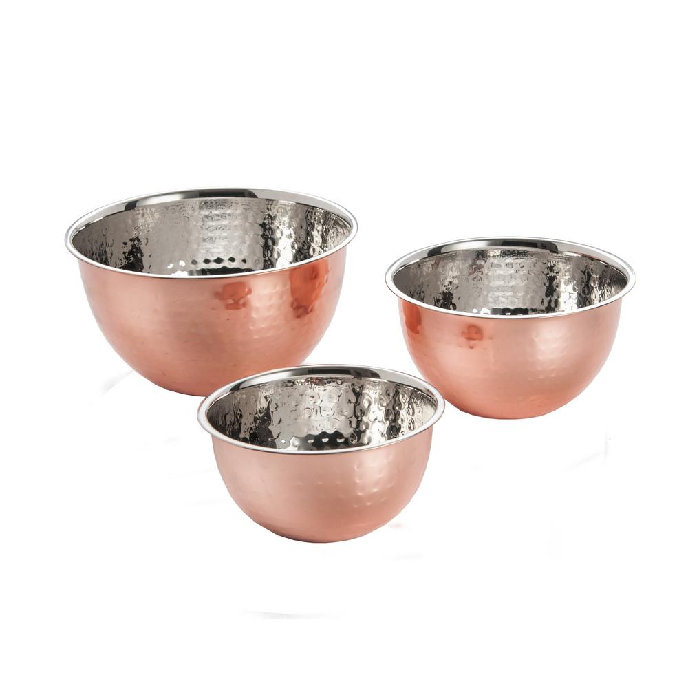 Copper Excelsteel Mixing Bowls 760 64 1000 