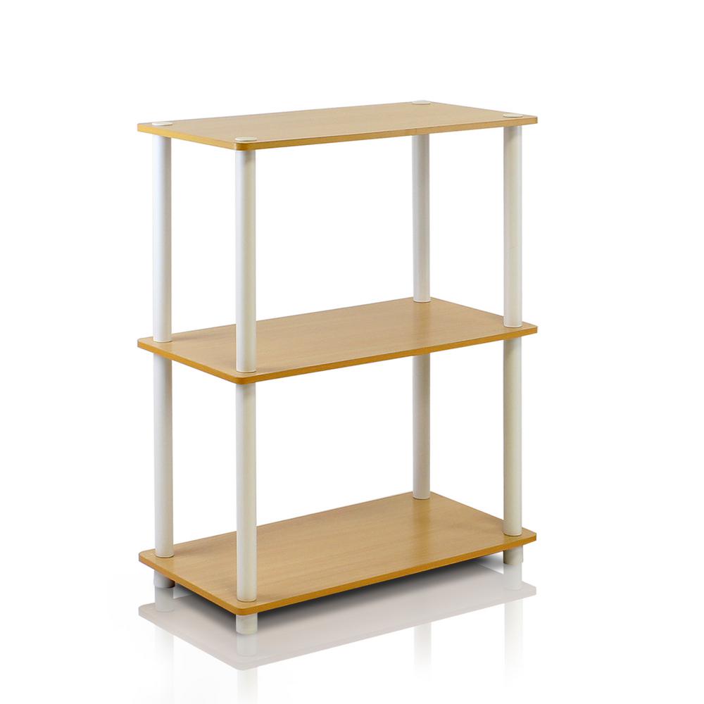 Furinno Turn-N-Tube 3-Tier Compact Multipurpose Shelf Display Rack