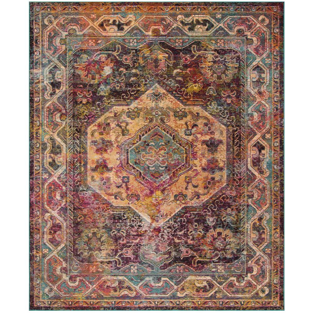 Safavieh Crystal Teal Rose 9 Ft X 12 Area Rug Crs514t The Crystal Teal Rose 9 Ft X 12 Area Rug