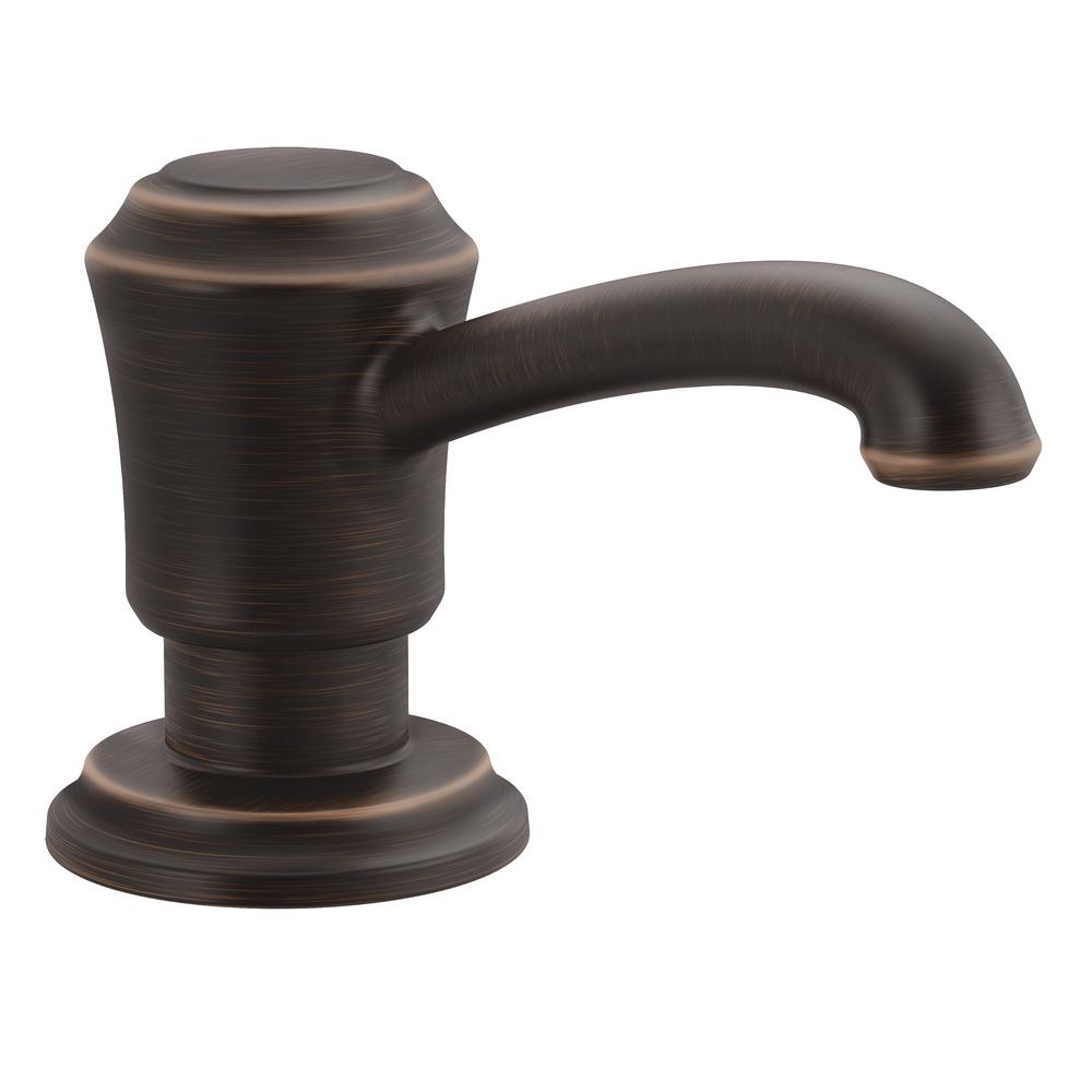 Delta Cassidy Deck Mount Metal Soap Dispenser In Venetian Bronze   Venetian Bronze Delta Soap Lotion Dispensers Rp100735rb 64 1000 