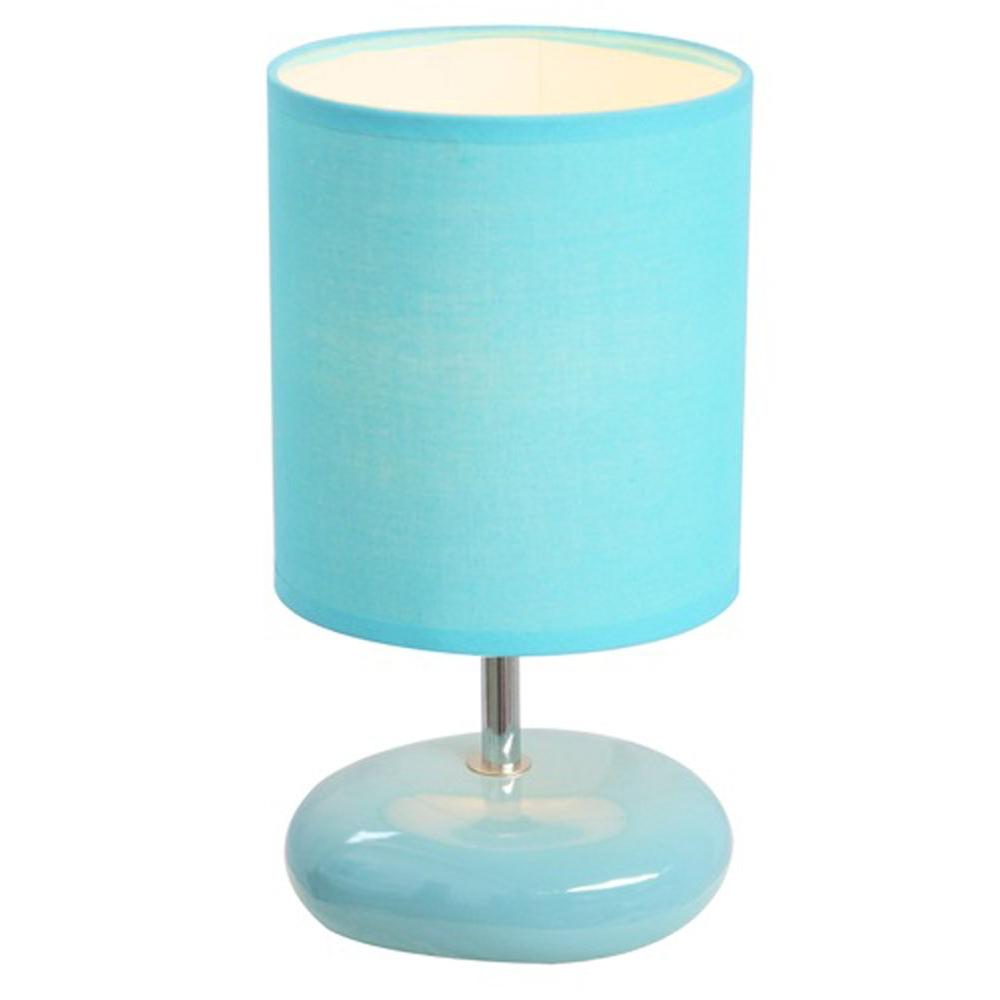 blue nightstand lamps