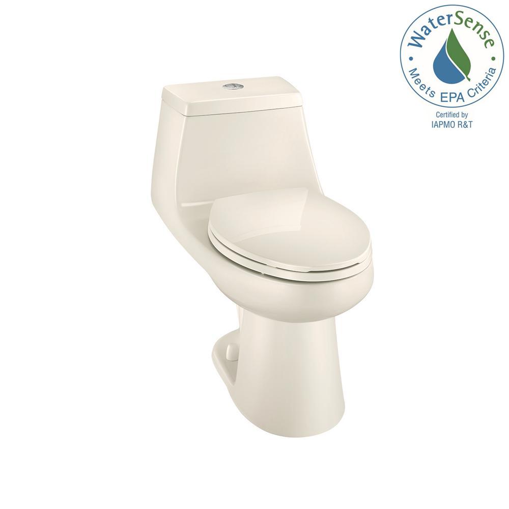 Glacier Bay 1piece 1.1 GPF/1.6 GPF High Efficiency Dual Flush