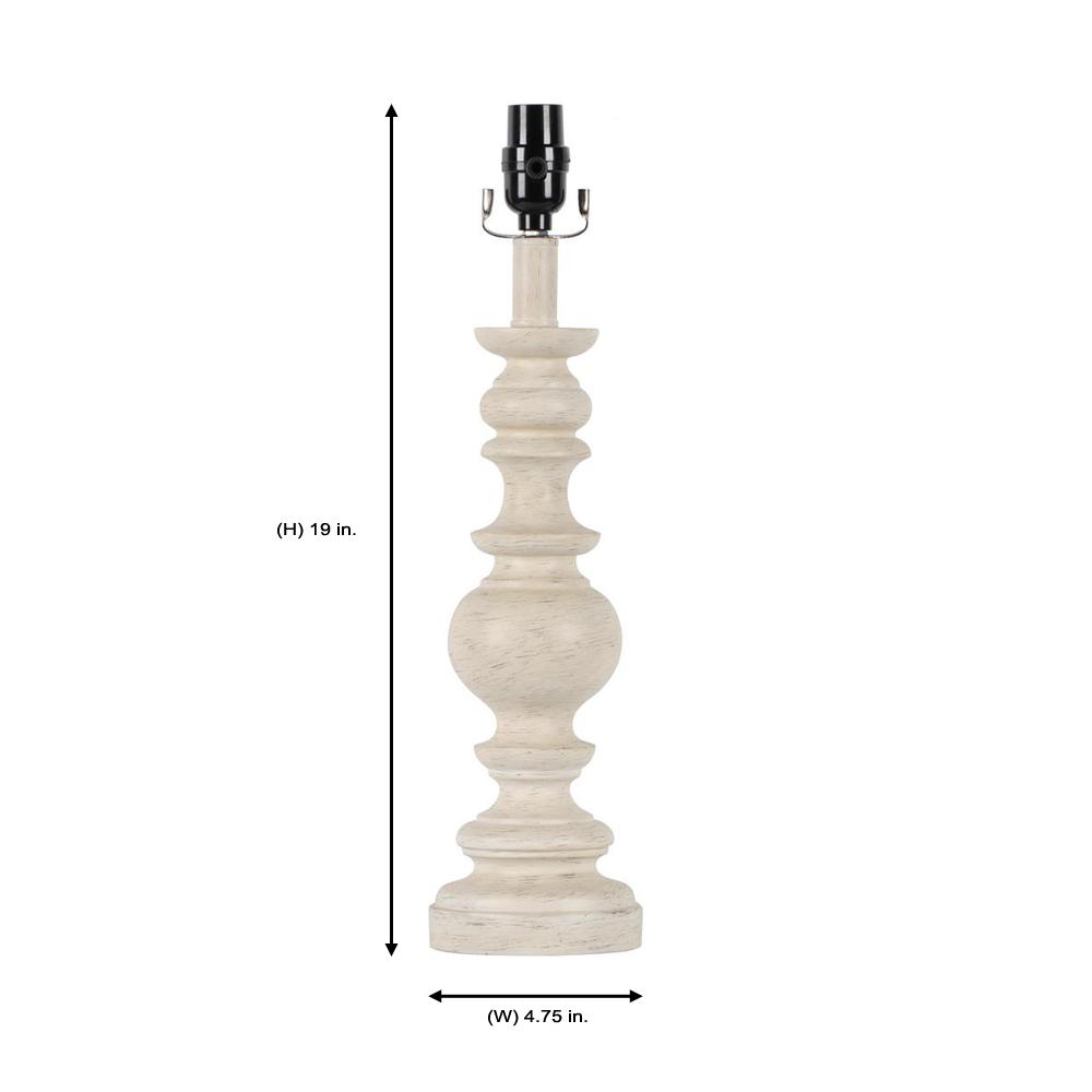 white table lamp stand