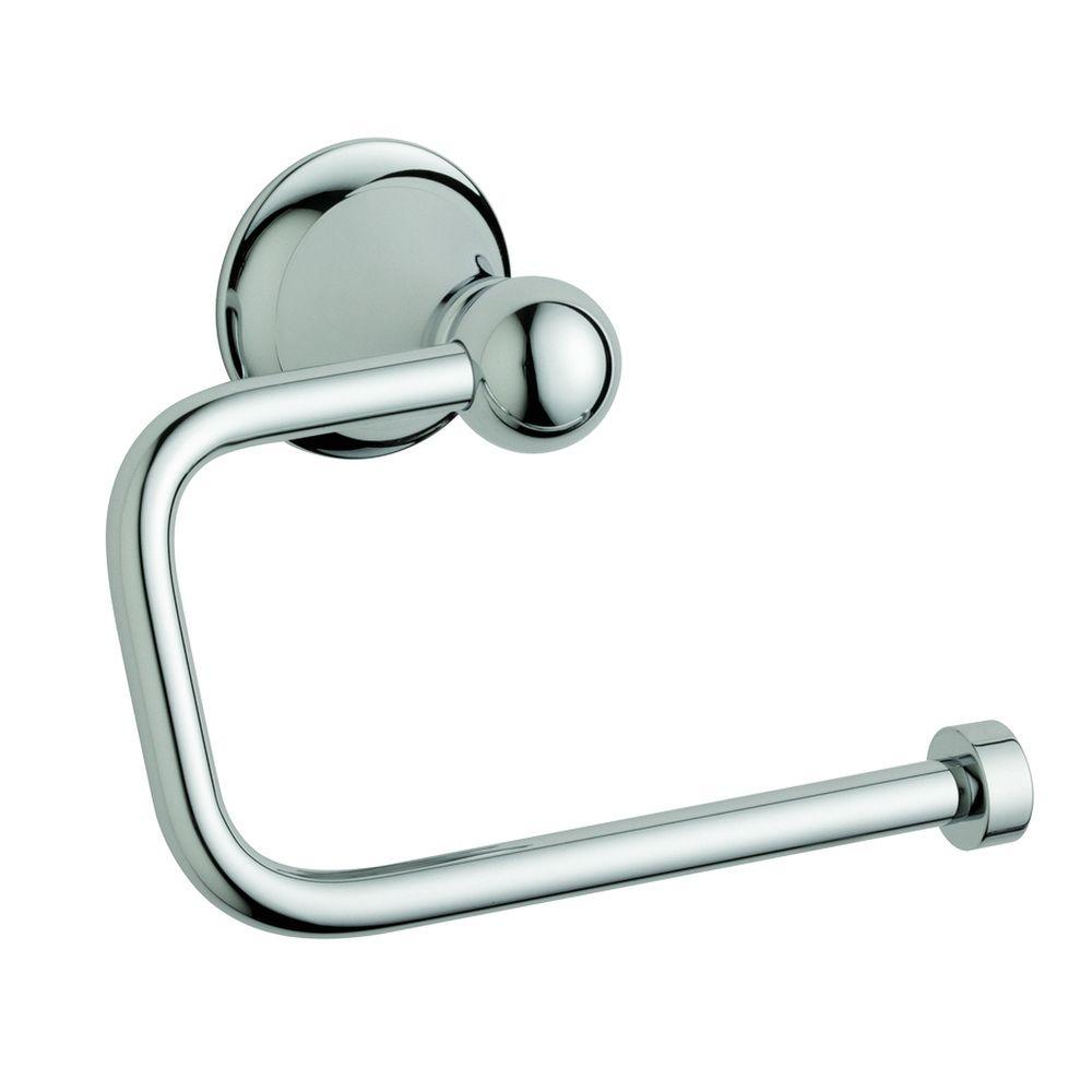 GROHE Seabury Single Post Toilet Paper Holder in StarLight Chrome40 160 000 The Home Depot