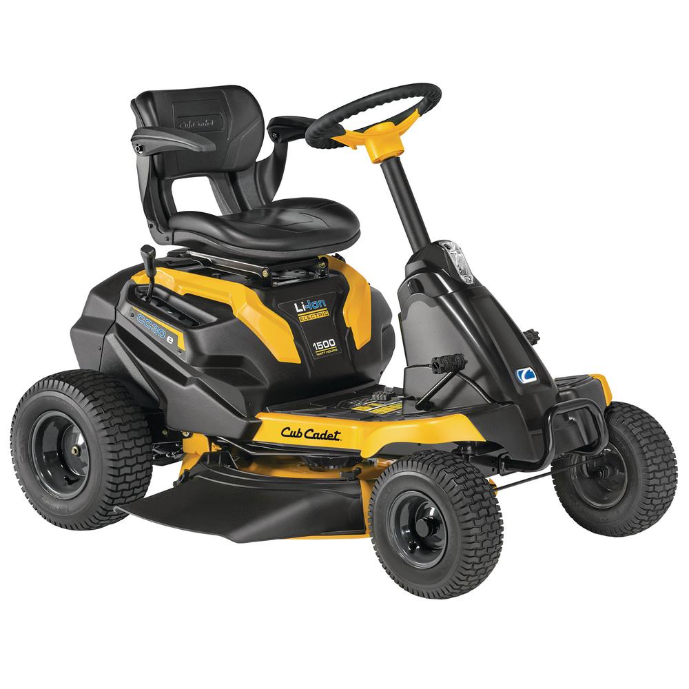 electric riding lawn mower