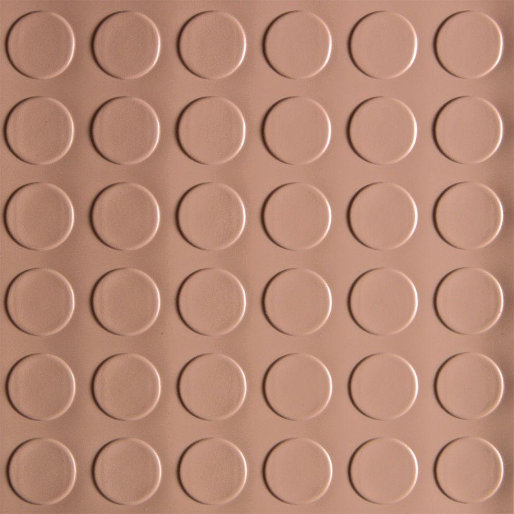 G-Floor Coin 10 ft. x 24 ft. Sandstone Commercial Grade Vinyl Garage Flooring Cover and Protector Cover and Protector