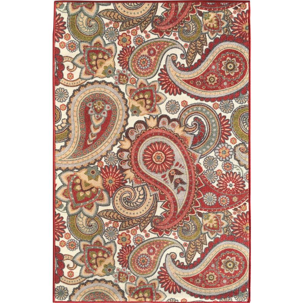 Sweet Home S Collection Paisley Design Yellow 5 Ft This Review Is From Sweet Home Collection Paisley Design Cream 3 Ft X 5 Indoor Area Rug