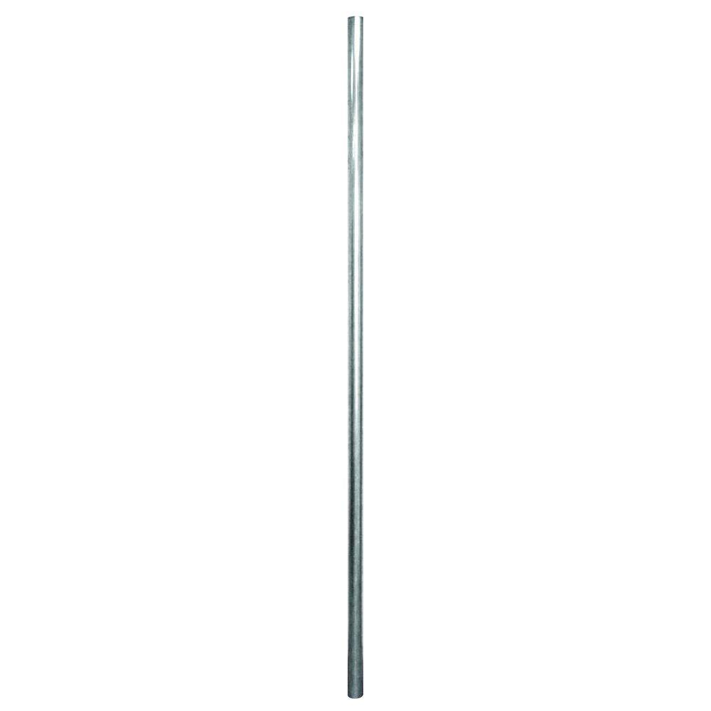 YARDGARD 2.38 in. x 2.38 in. x 6 ft. 16Gauge Galvanized Metal Terminal