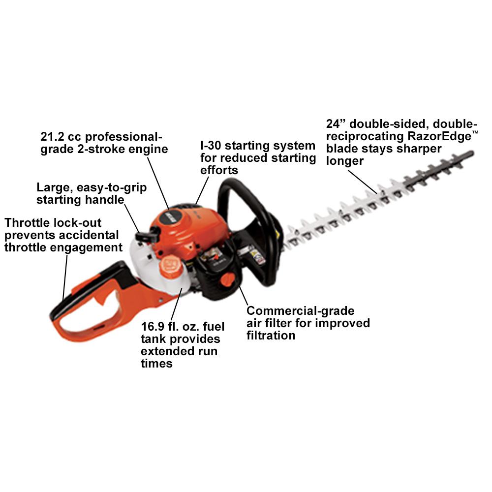 echo commercial hedge trimmer