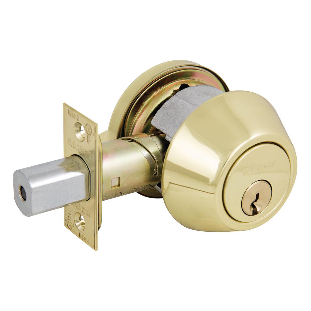 US Lock 1600 GR2 US3 Single Cylinder Deadbolt SC1 Adjustable Backset