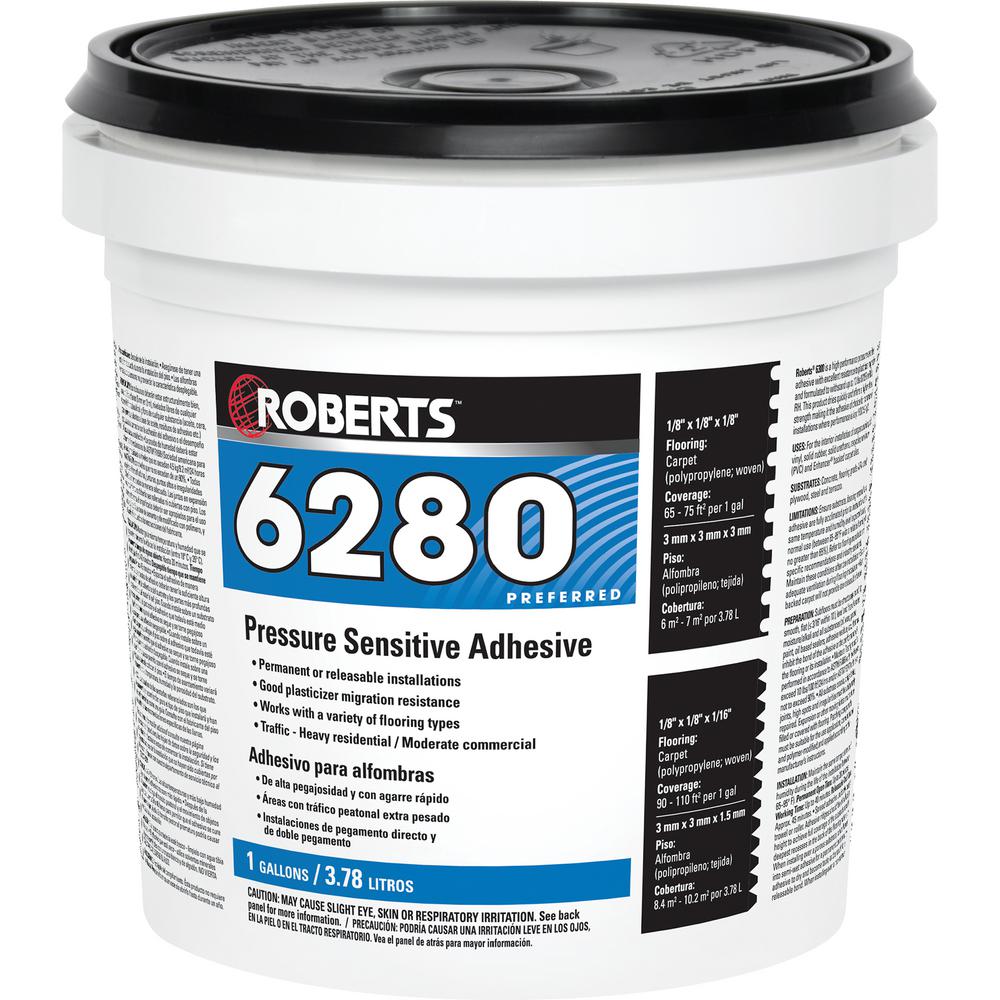 Roberts 6280 1 Gal. Pressure Sensitive Adhesive for Carpet and Vinyl