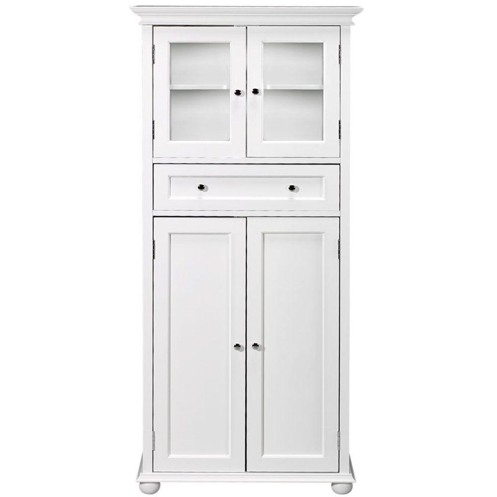 linen cabinets - bathroom cabinets & storage - the home depot