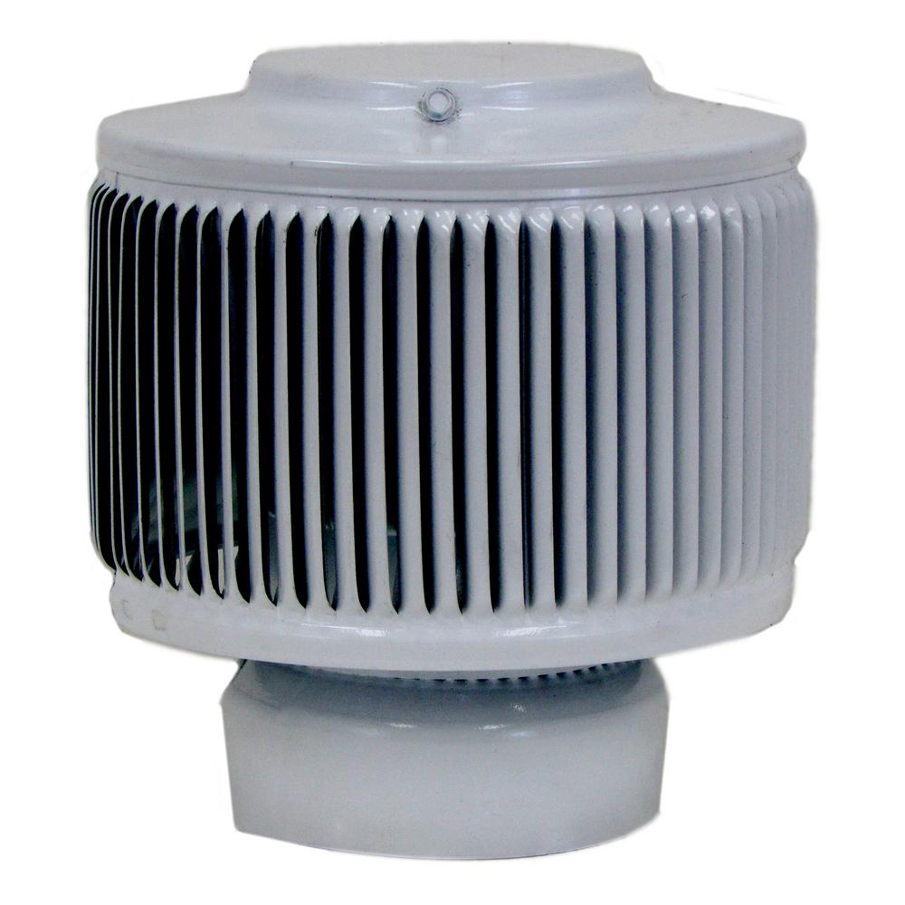 Active Ventilation 4 in. Dia Aura PVC Vent Cap Exhaust with Adapter for