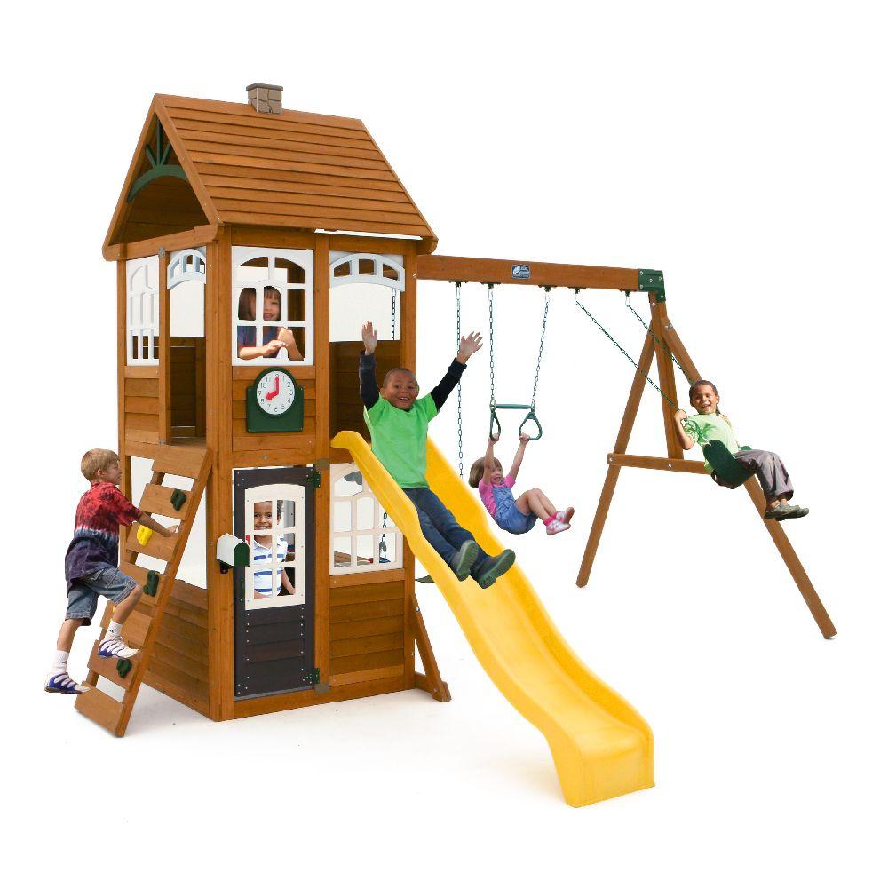 kidkraft halliwell swing set