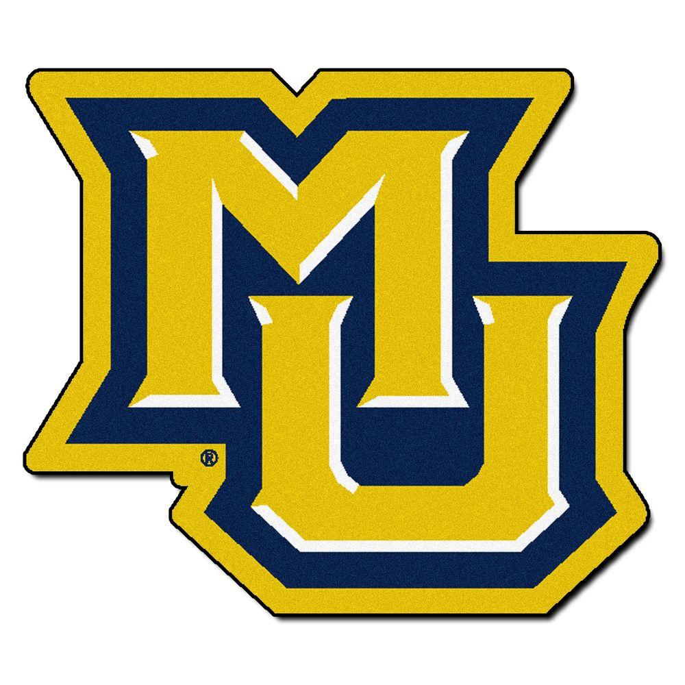 fanmats ncaa marquette university mu logo yellow 3 ft x 4 ft