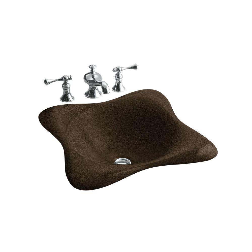Brown Drop In Bathroom Sinks The Home Depot Brown Drop In Bathroom Sinks