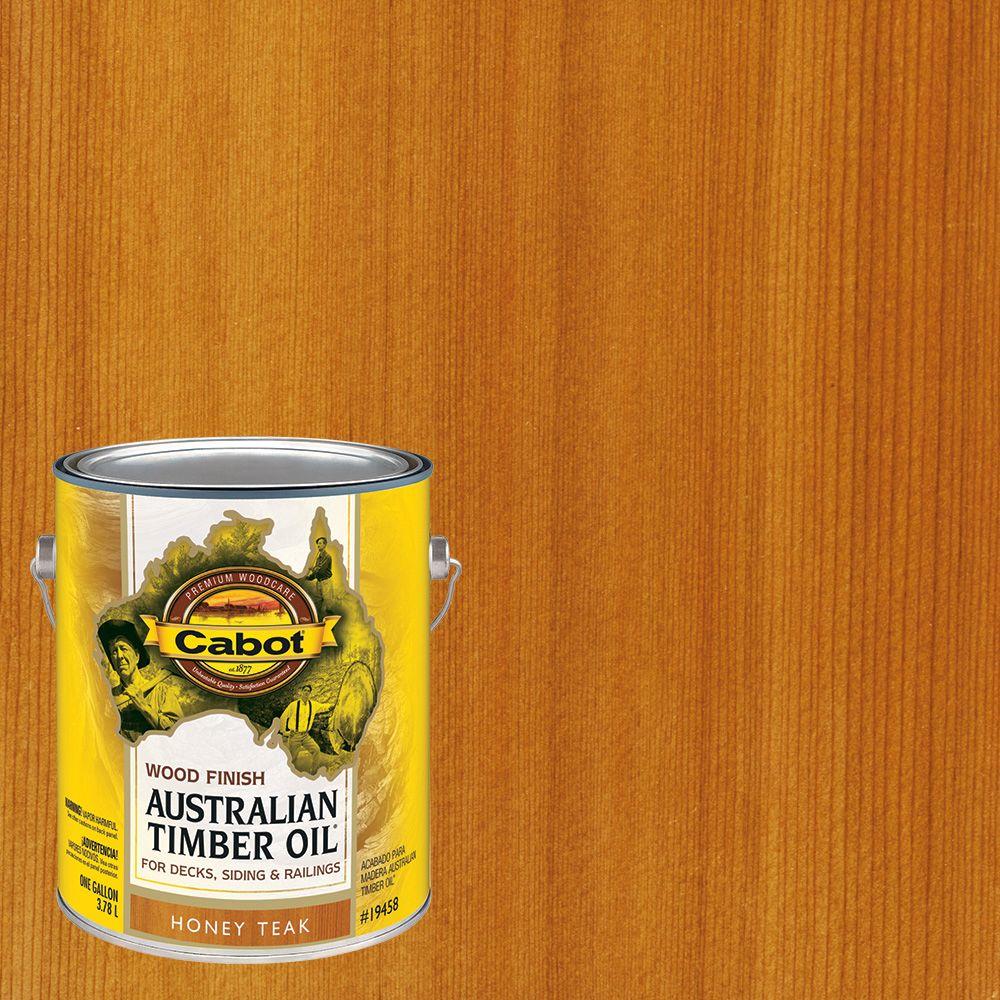 Cabot 1 gal. Honey Teak Australian Timber Oil Exterior