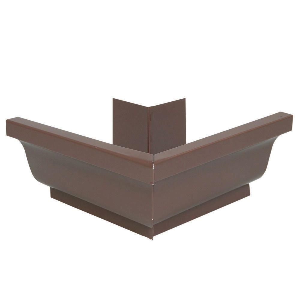 Amerimax Home Products 5 in. GalvanizedSteel Outside Gutter Mitre3320219 The Home Depot