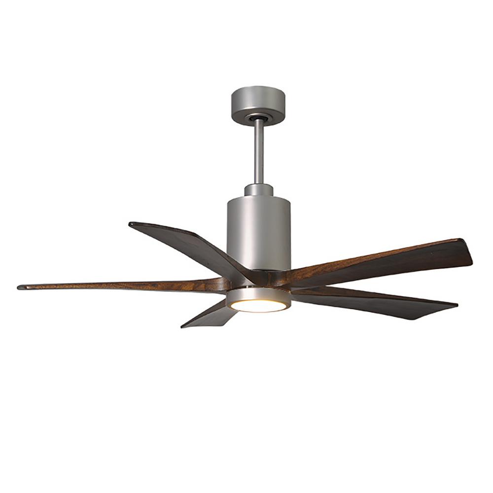 Atlas Patricia 52 In Led Indoor Outdoor Damp Brushed Nickel Ceiling Led Indoor Outdoor Damp Brushed Nickel Ceiling Fan With Remote Control Wall