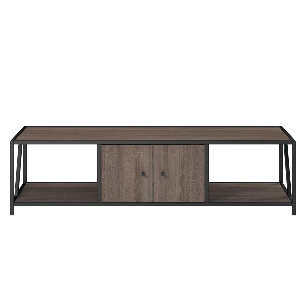 Ameriwood 65 In Harmony Weathered Oak Tv Stand Hd93743 The Home Depot Harmony Weathered Oak Tv Stand